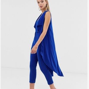 Lavish Alice Waterfall Tailored Jumpsuit